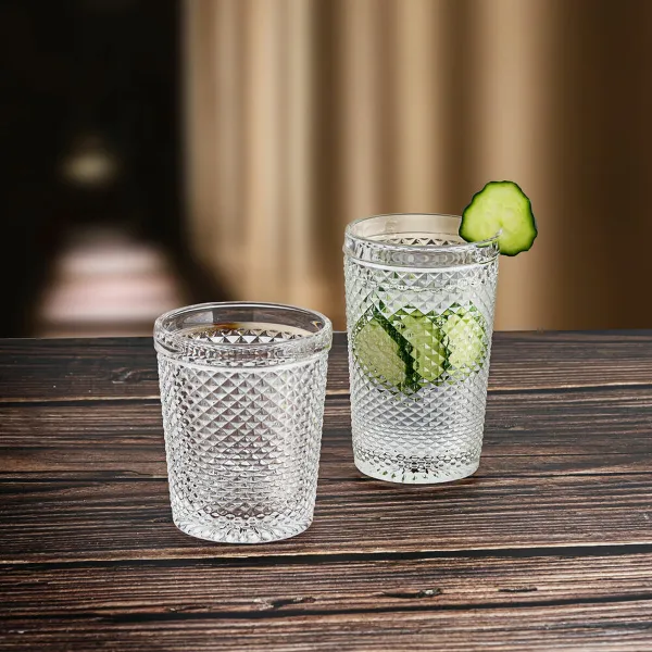 Glāžu komplekts Bidasoa Onix Caurspīdīgs Stikls 270 ml 3 Daudzums