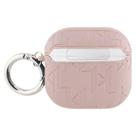 Karl Lagerfeld Monogram Choupette Head - AirPods 4 Case (pink)