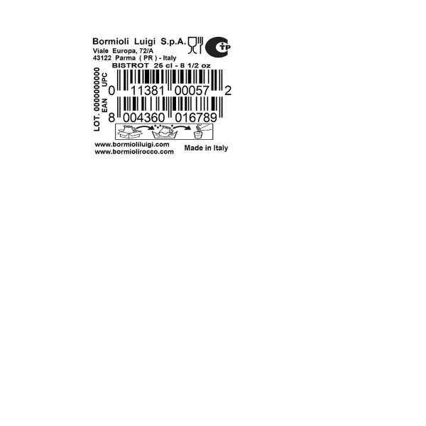 Кружка Bormioli Rocco Прозрачный Cтекло 0,25 L (0,25L)