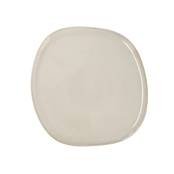 Litteä Lautanen Bidasoa Ikonic Valkoinen Keraminen 26,5 x 25,7 x 1,5 cm (4 osaa) (Pack 4x)
