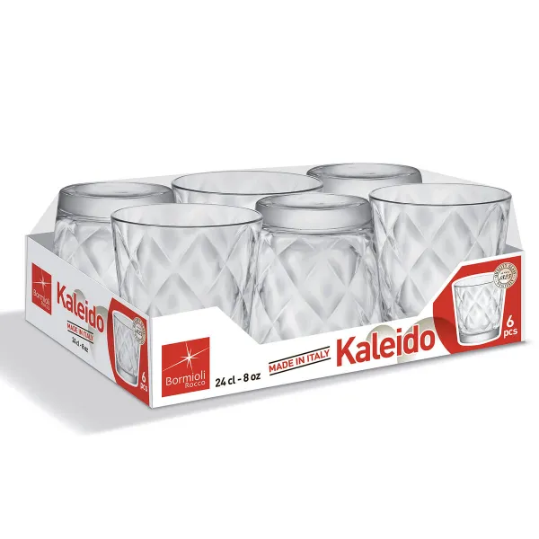 Lasisetti Bormioli Rocco Kaleido Lasi 250 ml