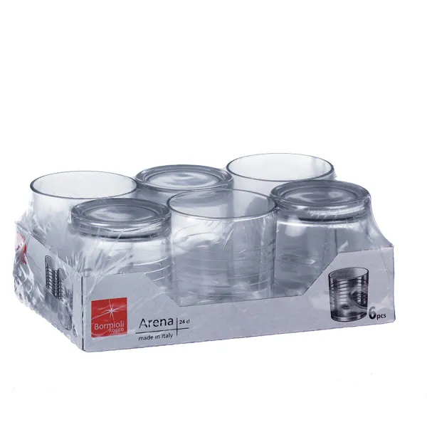 Glāžu komplekts Bormioli Rocco Arena Stikls 240 ml