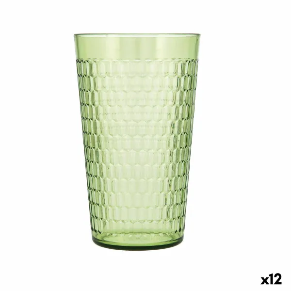 Стакан Quid Viba Зеленый Пластик 650 ml (12 штук) (Pack 12x)