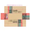 Set of Mugs Quid Frappe Deco Ceramic 80 ml Multicolour