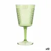 Vīna glāze Quid Viba Zaļš Plastmasa 420 ml (12 gb.) (Pack 12x)