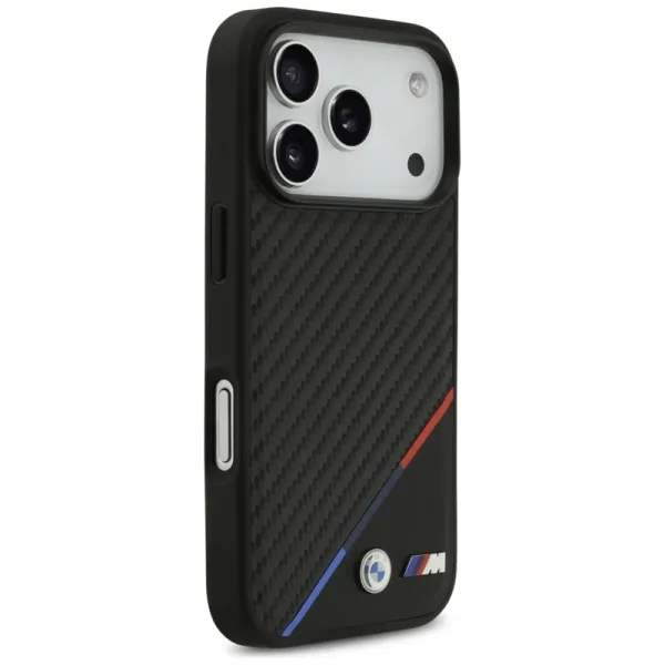 BMW M Carbon Tricolor Line MagSafe - Case iPhone 17 Pro (black)