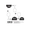 Set of Gin and Tonic cups Ginger Transparent Glass 660 ml