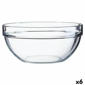 Salotų Dubuo Luminarc Skaidrus stiklas (Ø 26 cm) (6 vnt.)