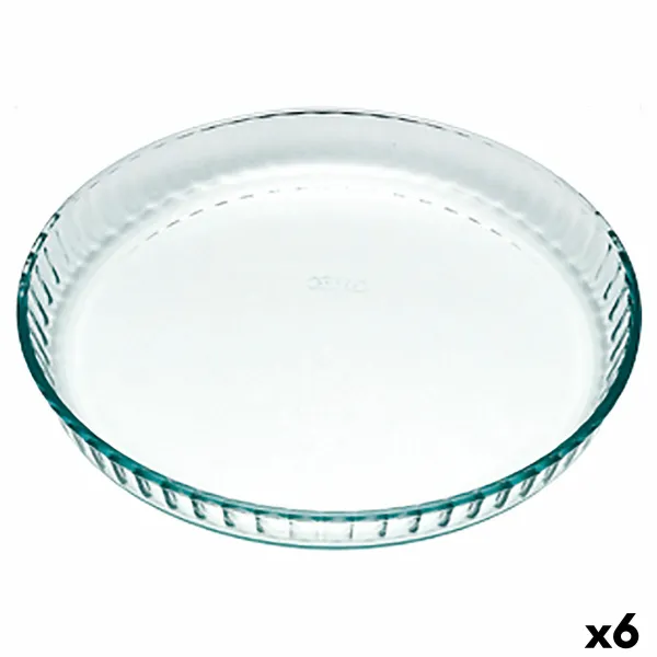 Форма для выпечки Pyrex Classic Vidrio Прозрачный Cтекло Простой Круглый 25 x 25 x 4 cm 6 штук