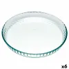 Форма для выпечки Pyrex Classic Vidrio Прозрачный Cтекло Простой Круглый 25 x 25 x 4 cm 6 штук