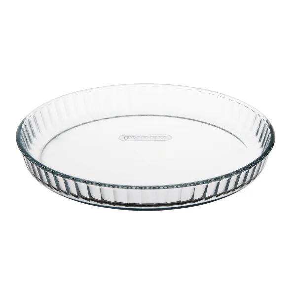 Kakkuvuoka Pyrex Classic Vidrio Läpinäkyvä Lasi Tasapinta Pyöreä 27,7 x 27,7 x 3,5 cm 6 osaa