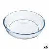 Форма для выпечки Pyrex Classic Vidrio Прозрачный Cтекло Круглый 26 x 26 x 6 cm 6 штук