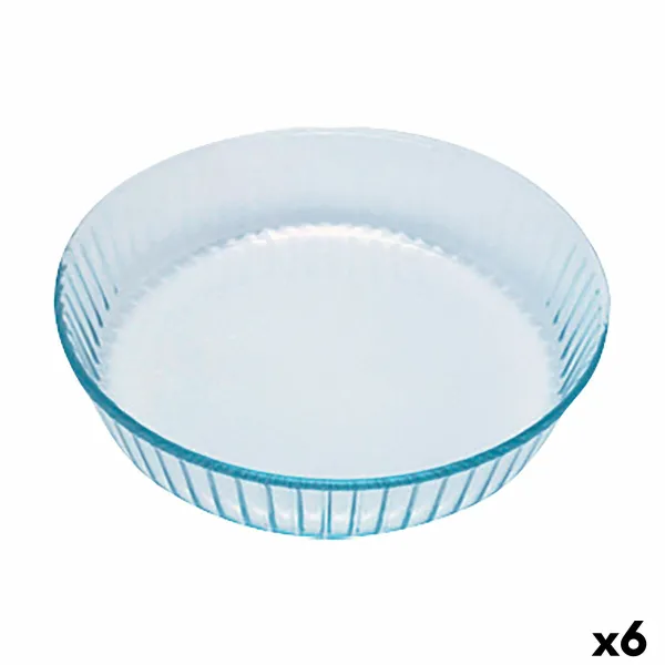 Krāsns Veidne Pyrex Classic Apaļš Caurspīdīgs 27 x 27 x 6 cm (6 gb.)