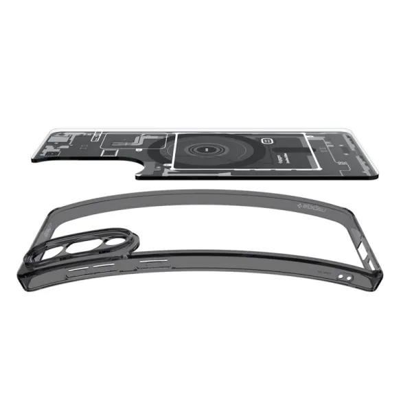 Spigen Ultra Hybrid Mag MagSafe - Case for Samsung Galaxy S25 Edge (Zero One Black)