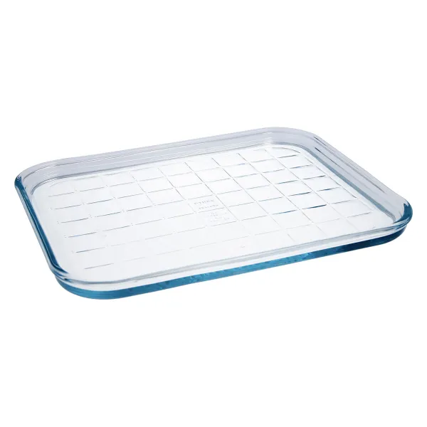 Suorakulmainen muotti Pyrex Classic Vidrio Läpinäkyvä Lasi 33 x 27 x 2 cm Tasapinta (6 osaa)