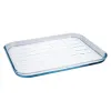 Suorakulmainen muotti Pyrex Classic Vidrio Läpinäkyvä Lasi 33 x 27 x 2 cm Tasapinta (6 osaa)