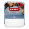 Suorakulmainen muotti Pyrex Classic Vidrio Läpinäkyvä Lasi 33 x 27 x 2 cm Tasapinta (6 osaa)