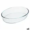 Uunivuoka Pyrex Classic Vidrio Läpinäkyvä Lasi Soikea 35 x 24 x 7 cm (6 osaa)