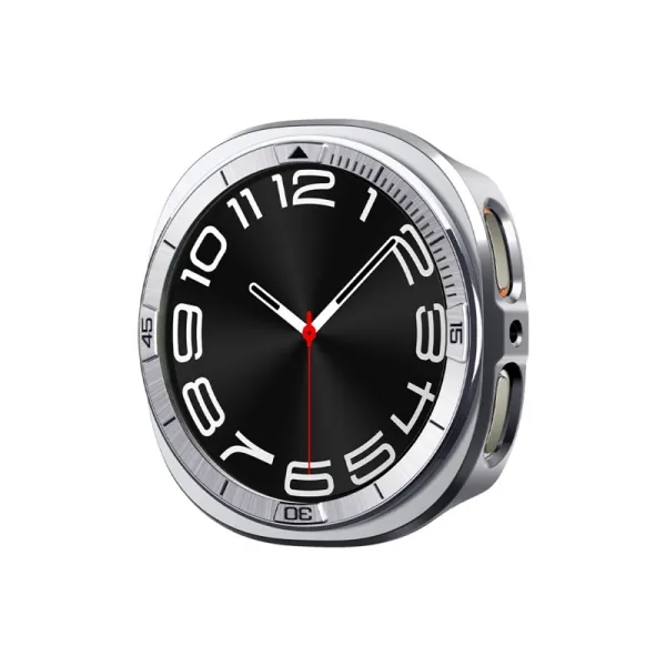 Spigen Bezel Tune Pro Pilot - Case / Protective Bezel for Samsung Galaxy Watch 8 44 mm (Silver)