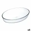 Krāsns Trauks Ô Cuisine Ocuisine Vidrio Caurspīdīgs Stikls Ovāls 35 x 25 x 7 cm (6 gb.)