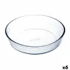 Kūkas Veidne Ô Cuisine Ocuisine Vidrio Caurspīdīgs Stikls Apaļš 23 x 23 x 6 cm 6 gb.