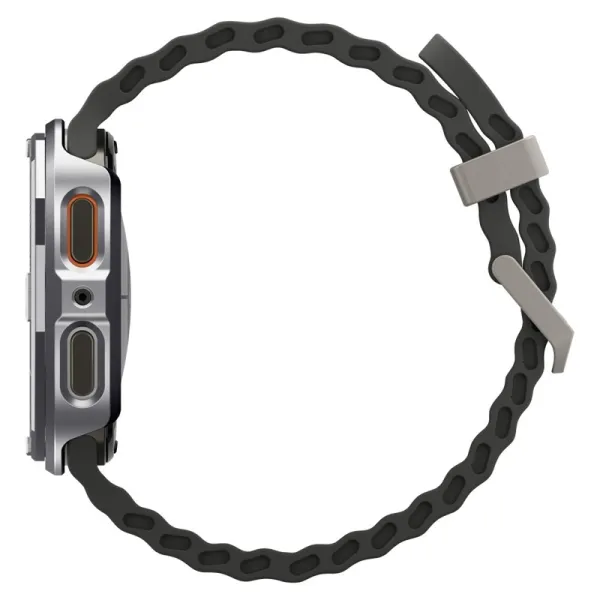 Spigen Bezel Tune Pro Pilot - Case / Protective Bezel for Samsung Galaxy Watch 8 44 mm (Silver)