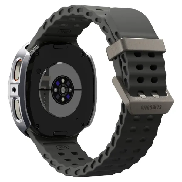 Spigen Bezel Tune Pro Pilot - Case / Protective Bezel for Samsung Galaxy Watch 8 44 mm (Silver)