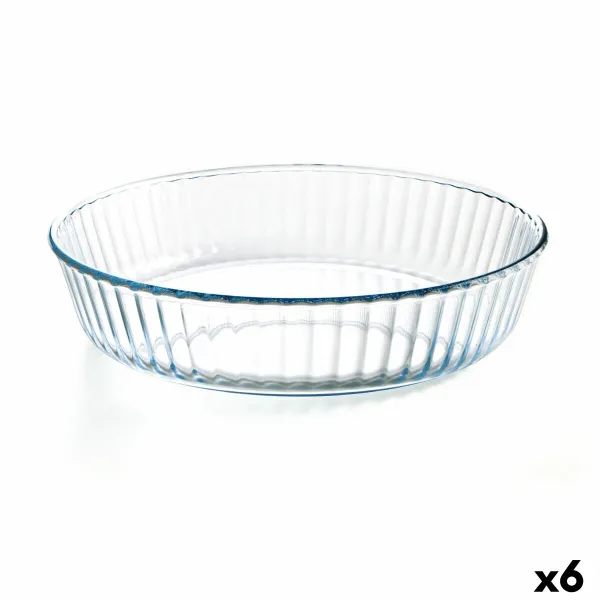 Orkaitė forma Ô Cuisine Apskritas 26 x 26 x 5,9 cm Skaidrus (6 vnt.)