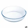 Cake Mould Ô Cuisine Ocuisine Vidrio Transparent Glass Circular 26 x 26 x 6 cm 6 Units
