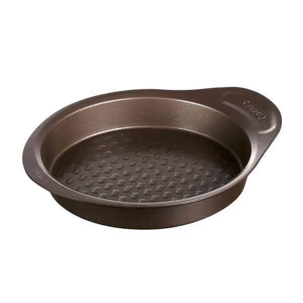 Форма для выпечки Pyrex Asimetria Чёрный Металл Круглый Ø 26 cm 6 штук