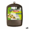 Uuni vuoka Pyrex Asimetria Suorakulmainen Musta Metalli 33 x 25 cm (6 osaa)