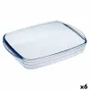 Stačiakampė liejimo forma Ô Cuisine Ocuisine Vidrio Skaidrus stiklas 23 x 15 x 5 cm Stačiakampis (6 vnt.)
