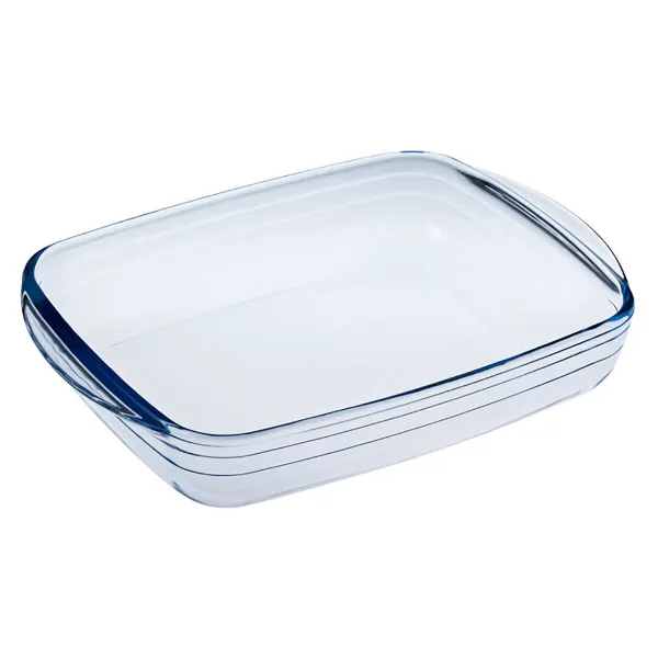 Stačiakampė liejimo forma Ô Cuisine Ocuisine Vidrio Skaidrus stiklas 23 x 15 x 5 cm Stačiakampis (6 vnt.)