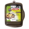 Krāsns Trauks Pyrex Asimetria Taisnstūra Metāls 30 x 24 cm (6 gb.)