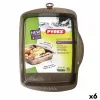 Taisnstūrveida Veidne Pyrex Asimetria Melns Metāls 35 x 27 cm Taisnstūra (6 gb.)