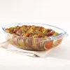 Krāsns Trauks Pyrex Irresistible Caurspīdīgs Stikls Ovāls 39,5 x 27,5 x 7 cm (4 gb.)