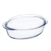 Orkaitės Indas Pyrex Classic Vidrio Skaidrus stiklas 33 x 20 x 10 cm Su dangteliu (3 vnt.)