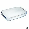 Pasniegšanas Plate Pyrex Classic 4,6 L 40,3 x 26,3 x 7,3 cm Caurspīdīgs Stikls (6 gb.)