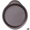 Uuni vuoka Pyrex Asimetria Pyöreä Musta 25 cm (6 osaa)