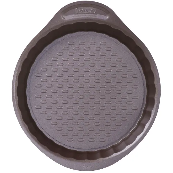 Krāsns Veidne Pyrex Asimetria Apaļš Melns 25 cm (6 gb.)