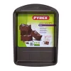 Stačiakampė liejimo forma Pyrex Asimetria Juoda Metalinis 28 x 22 cm Stačiakampis (6 vnt.)