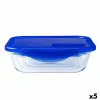 Hermētiska Pusdienu Kastīte Pyrex Cook & Go Zils 1,7 L 24 x 18 cm Stikls (5 gb.)