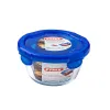 Ilmatiivis eväsrasia Pyrex Cook & go 15,5 x 15,5 x 8,5 cm Sininen 700 ml Lasi (6 osaa)
