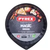 Pyrago kepimo forma Pyrex Magic Juoda Metalinis Plokščias Apskritas Ø 30 cm 6 vnt.