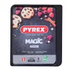 Orkaitė forma Pyrex Magic Juoda Plokščias Metalinis 33 x 25 cm (6 vnt.)