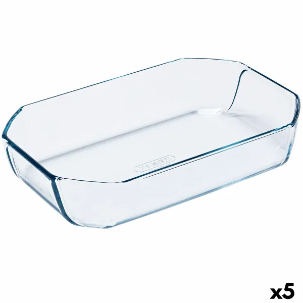 Uunivuoka Pyrex Inspiration Läpinäkyvä Lasi Suorakulmainen 30 x 20 x 6,45 cm (5 osaa)