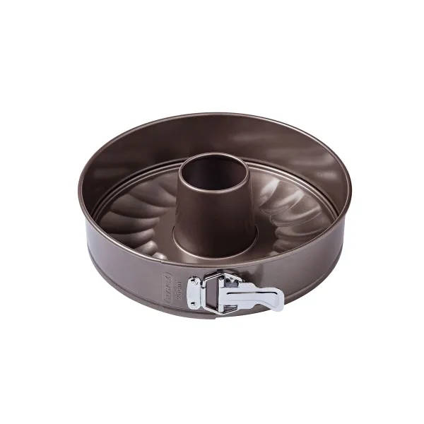 Irtopohjavuoka Pyrex Asimetria Sormus Musta Metalli 4 osaa Ø 26 cm