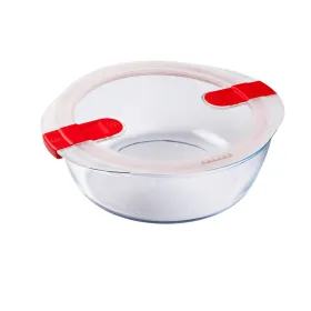 Hermetiška priešpiečių dėžutė Pyrex Cook&heat 26 x 23 x 8 cm 2,3 L Raudona stiklas (6 vnt.)