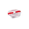 Hermētiska Pusdienu Kastīte Pyrex Cook & Heat 15 x 12 x 4 cm 350 ml Caurspīdīgs Stikls (6 gb.)