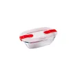 Ilmatiivis eväsrasia Pyrex Cook & Heat Suorakulmainen 400 ml 17 x 10 x 5 cm Läpinäkyvä Lasi (5 osaa)